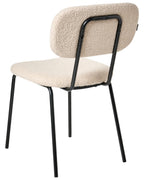 Set of 2 Chairs ADAIR Boucle Beige