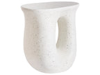Side Table IDRO 42 cm 28 cm Terrazzo Effect White Terrazzo