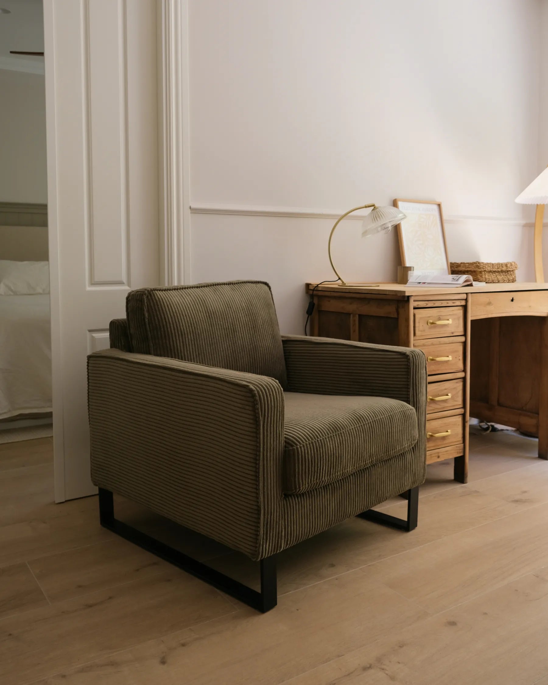 Armchair VIND Corduroy Green