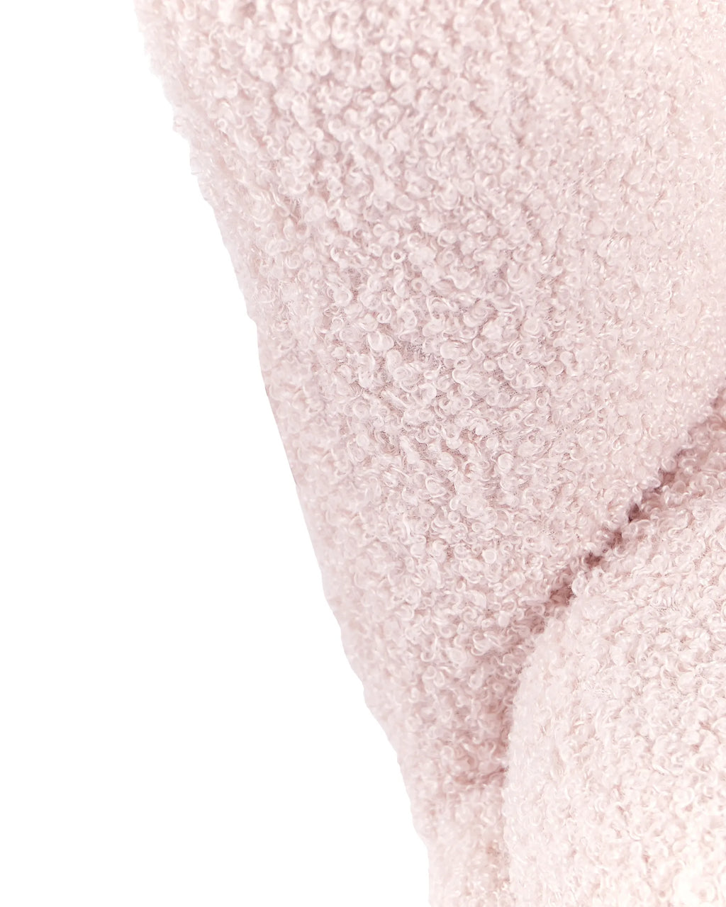 Kids Armchair HALBY Boucle Pastel Pink