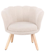 Kids Armchair HALBY Boucle Light Beige