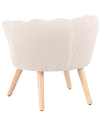 Kids Armchair HALBY Boucle Light Beige