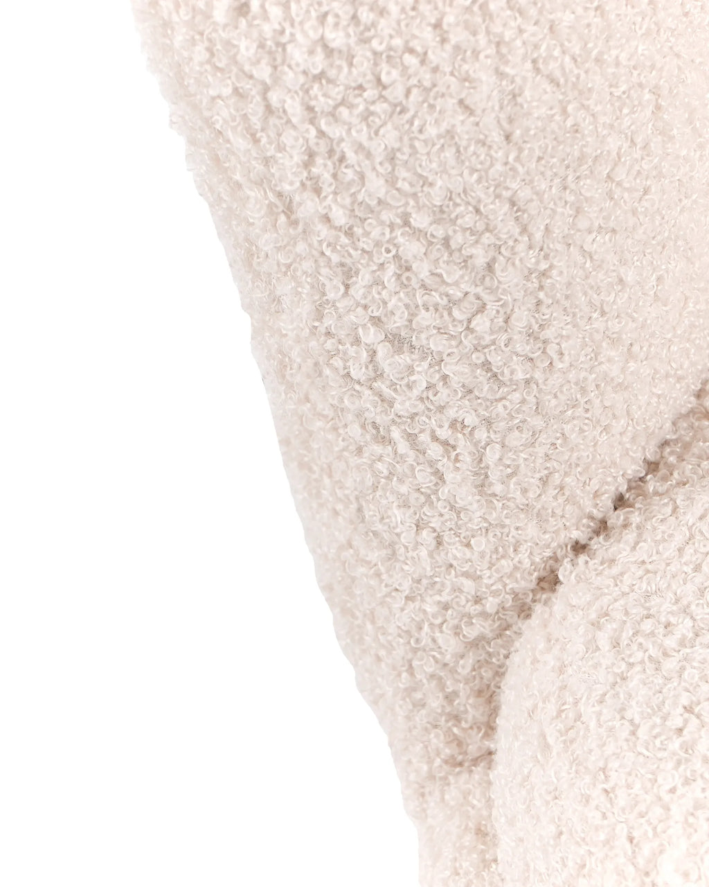 Kids Armchair HALBY Boucle Light Beige