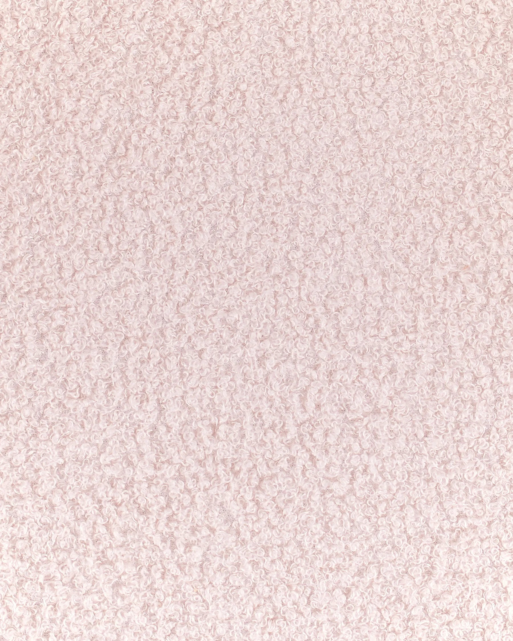 Kids Armchair MILAND Boucle Pastel Pink