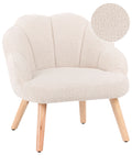 Kids Armchair MILAND Boucle Light Beige