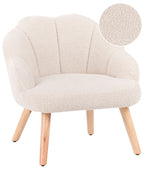 Kids Armchair MILAND Boucle Light Beige