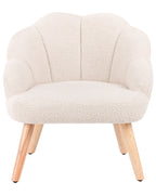 Kids Armchair MILAND Boucle Light Beige