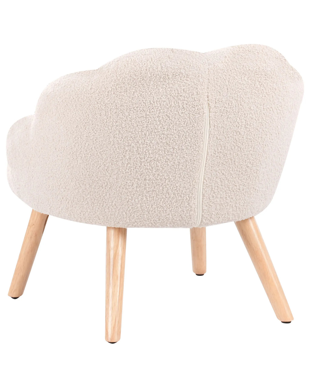 Kids Armchair MILAND Boucle Light Beige