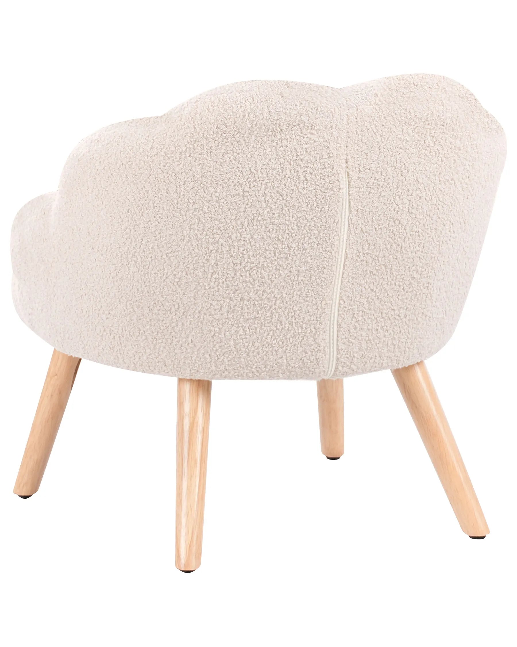 Kids Armchair MILAND Boucle Light Beige