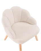 Kids Armchair MILAND Boucle Light Beige