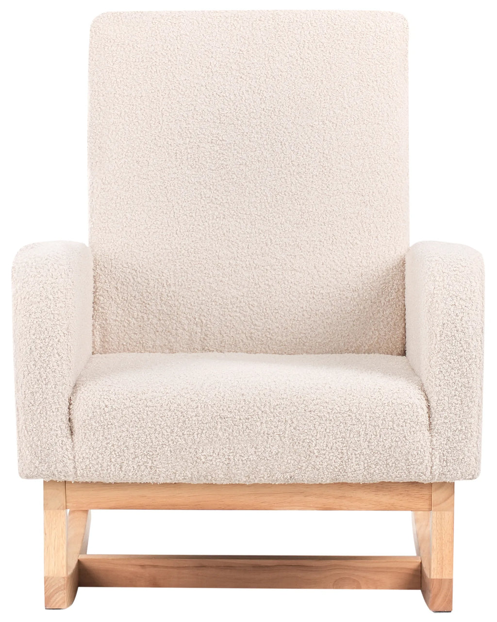 Kids Rocking Chair NORBY Boucle Light Beige