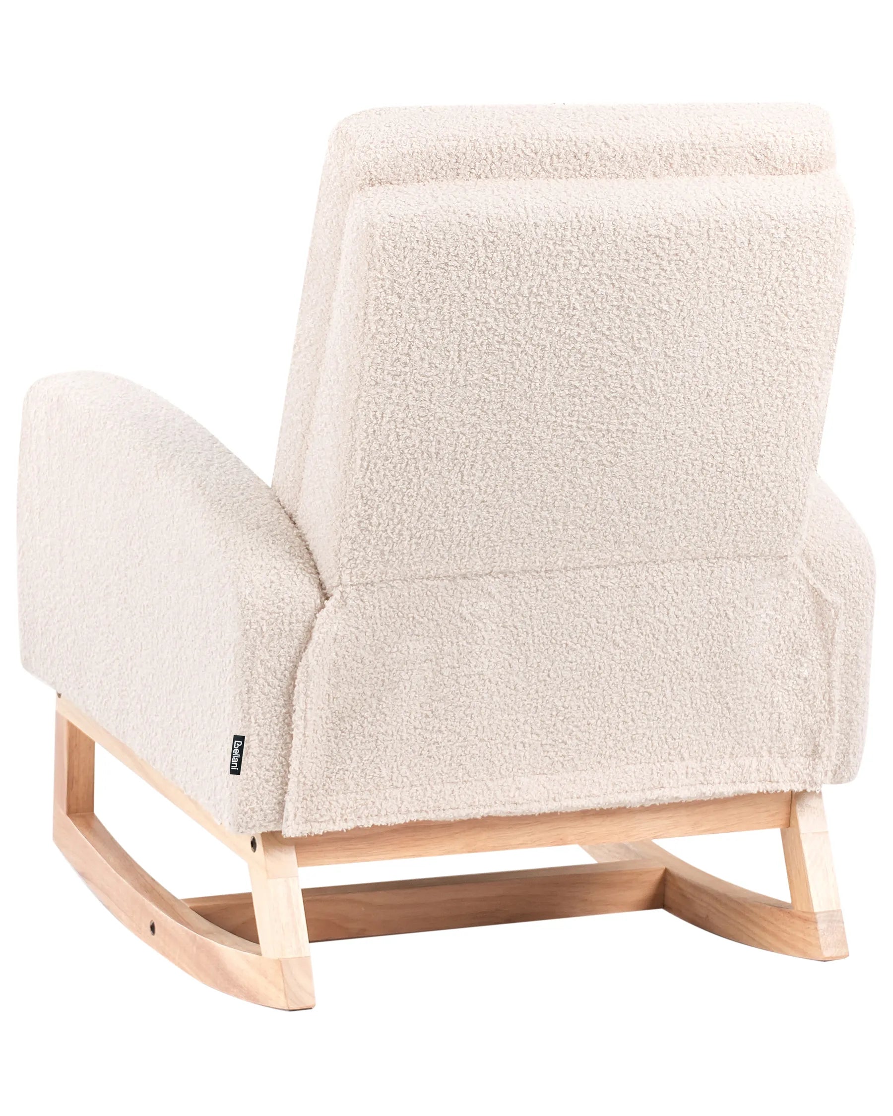Kids Rocking Chair NORBY Boucle Light Beige
