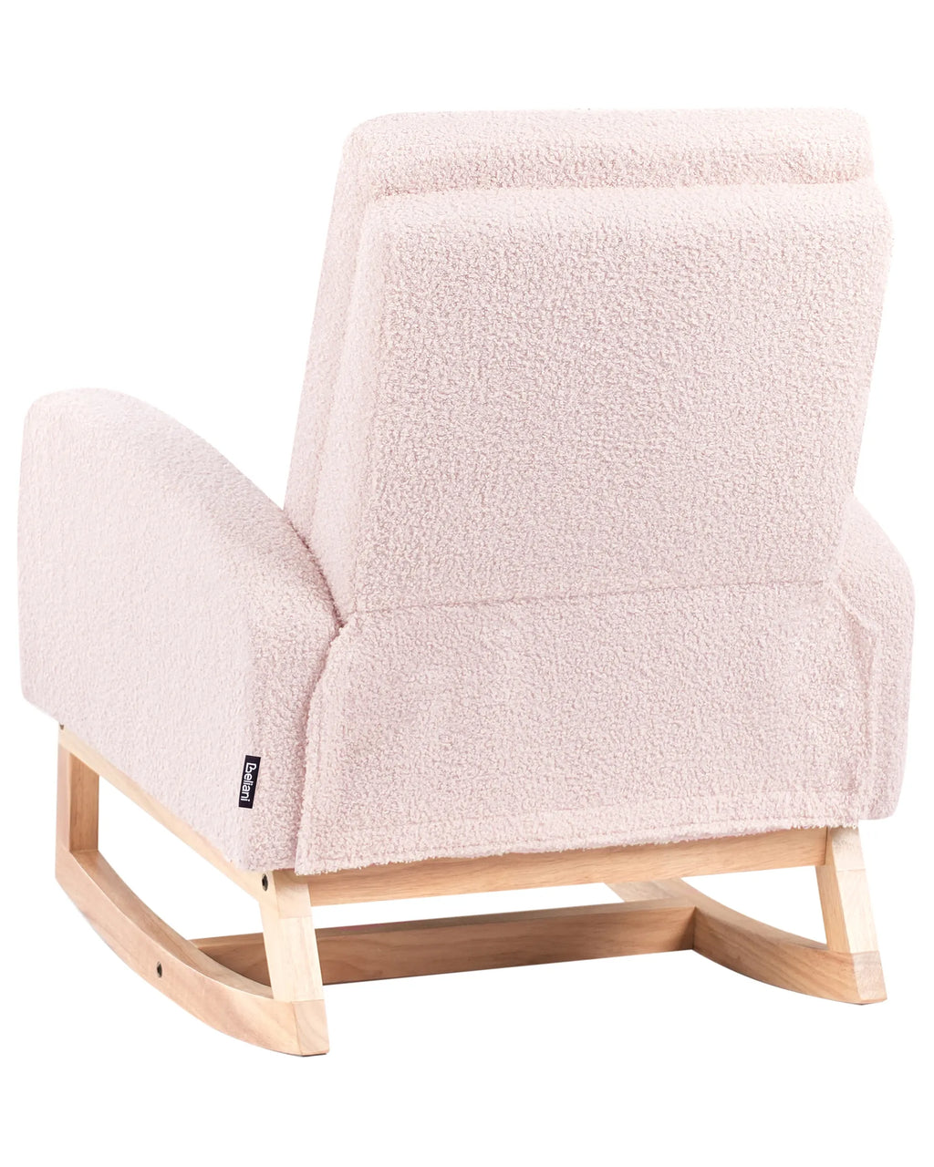 Kids Rocking Chair NORBY Boucle Pastel Pink