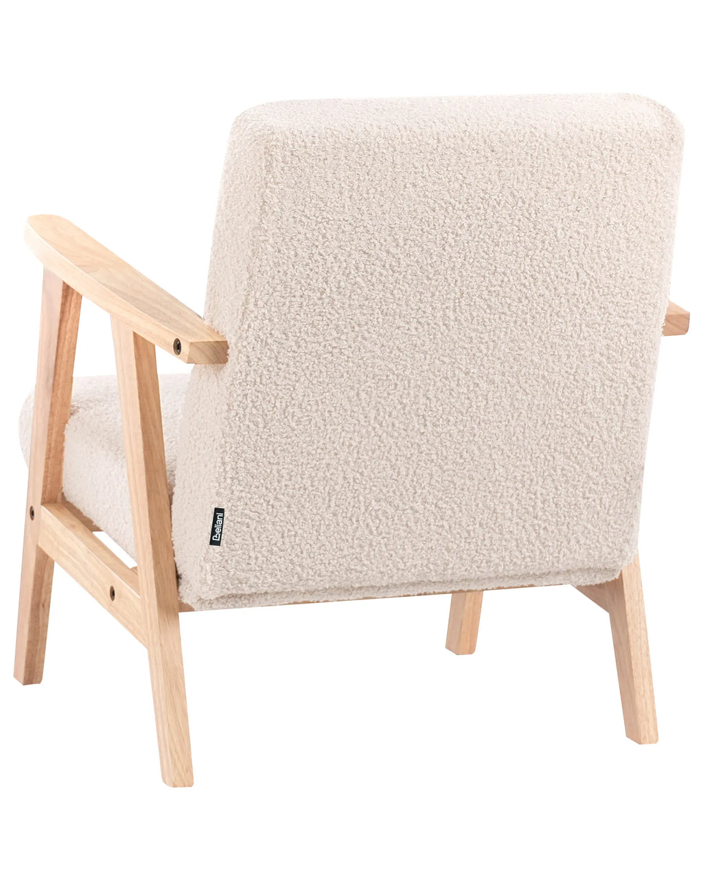 Kids Armchair LINDE Boucle Light Beige