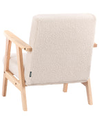 Kids Armchair LINDE Boucle Light Beige