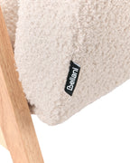 Kids Armchair LINDE Boucle Light Beige