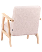Kids Armchair LINDE Boucle Pastel Pink