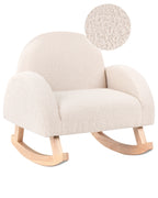 Kids Rocking Chair HUG Boucle Light Beige