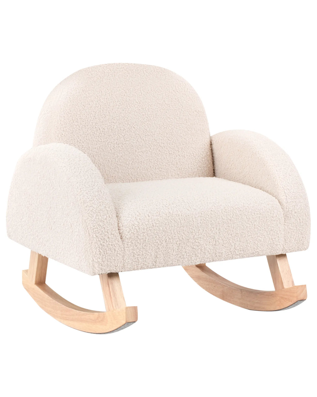 Kids Rocking Chair HUG Boucle Light Beige