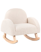 Kids Rocking Chair HUG Boucle Light Beige