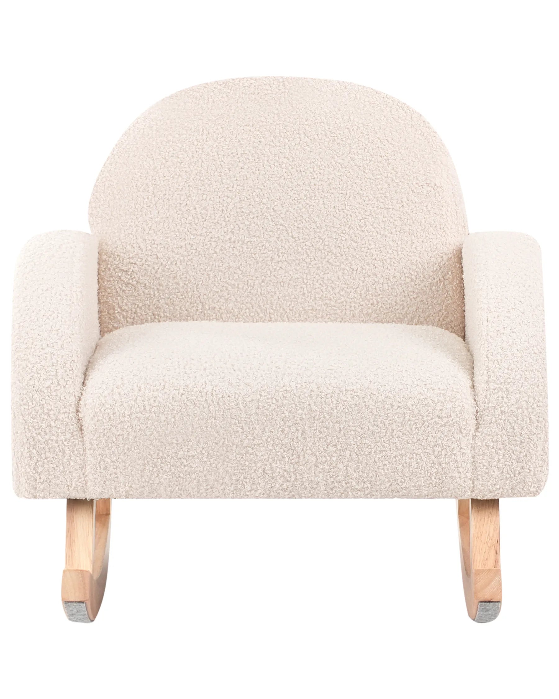 Kids Rocking Chair HUG Boucle Light Beige