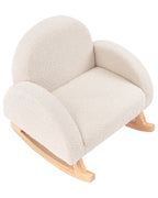 Kids Rocking Chair HUG Boucle Light Beige