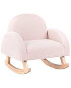 Kids Rocking Chair HUG Boucle Pastel Pink