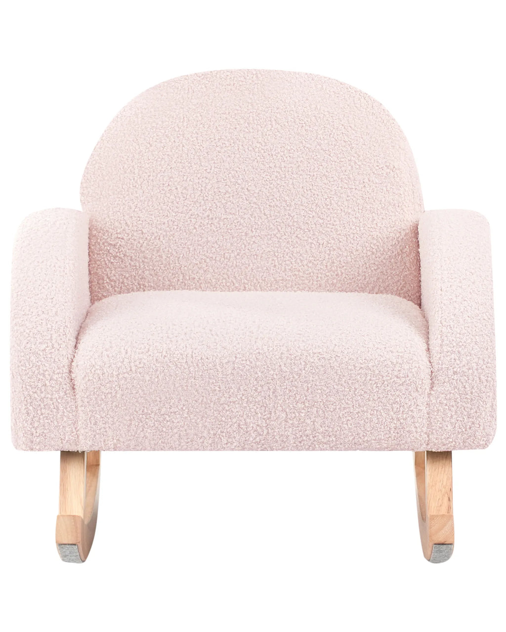 Kids Rocking Chair HUG Boucle Pastel Pink