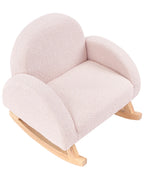 Kids Rocking Chair HUG Boucle Pastel Pink
