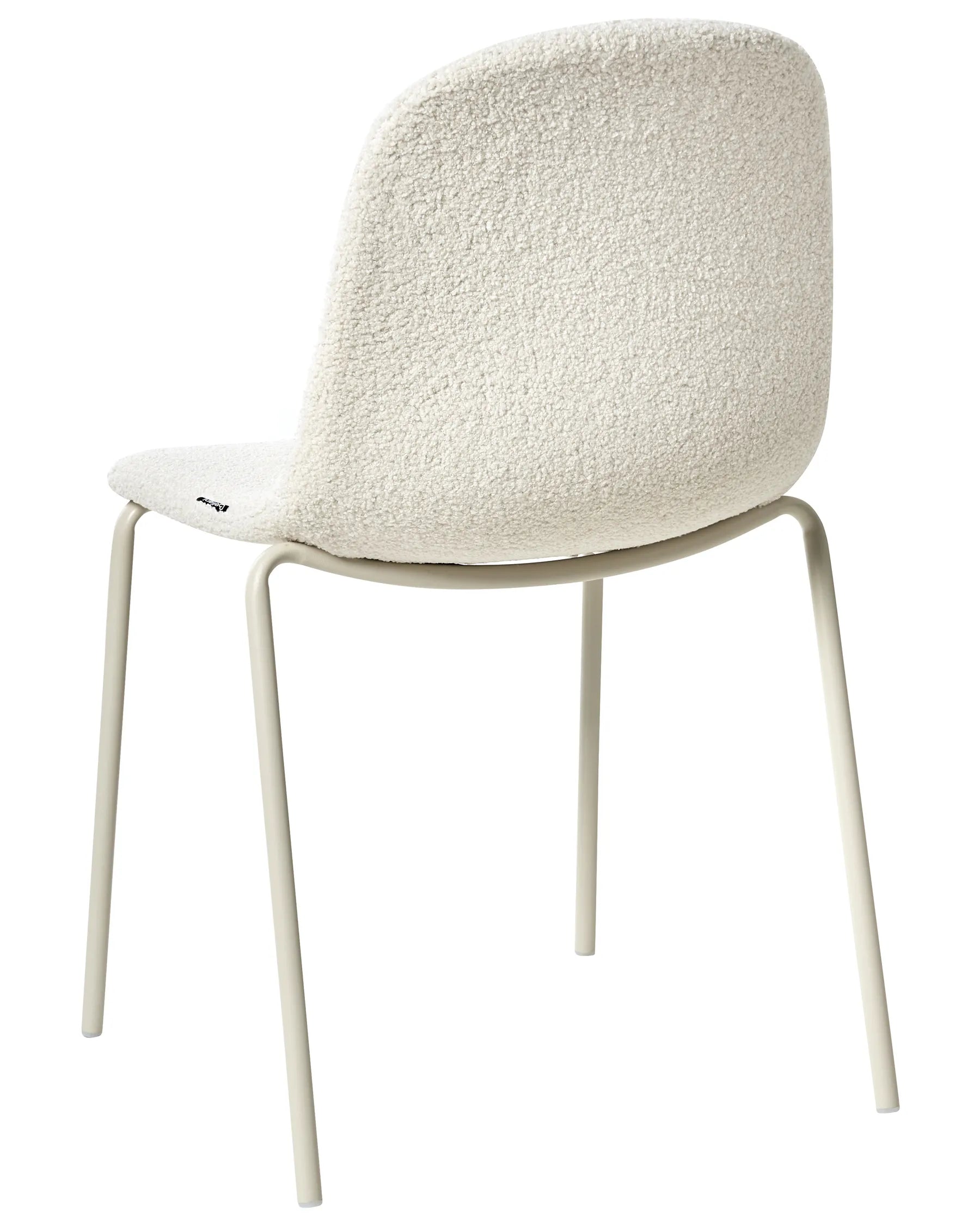 Set of 2 Conference Chairs LOMA Boucle Off-White
