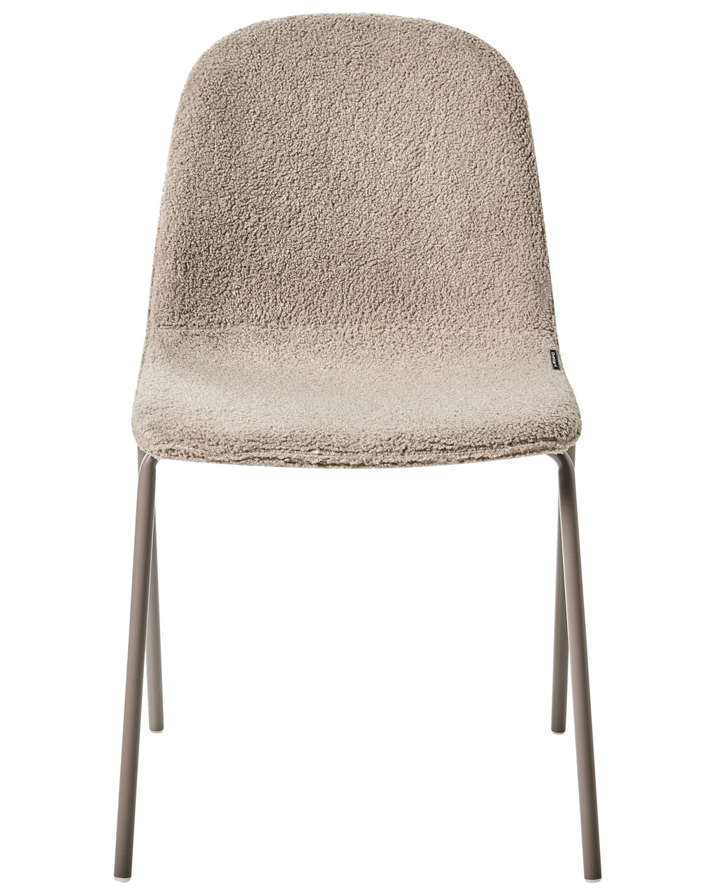 Set of 2 Conference Chairs LOMA Boucle Taupe