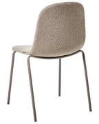 Set of 2 Conference Chairs LOMA Boucle Taupe