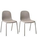 Set of 2 Conference Chairs DORR Taupe
