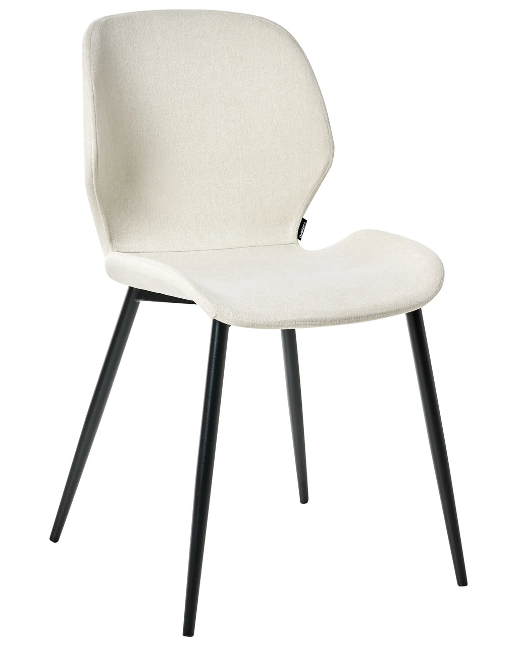 Set of 2 Conference Chairs HOLLAND Fabric Light Beige