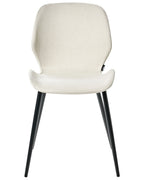 Set of 2 Conference Chairs HOLLAND Fabric Light Beige