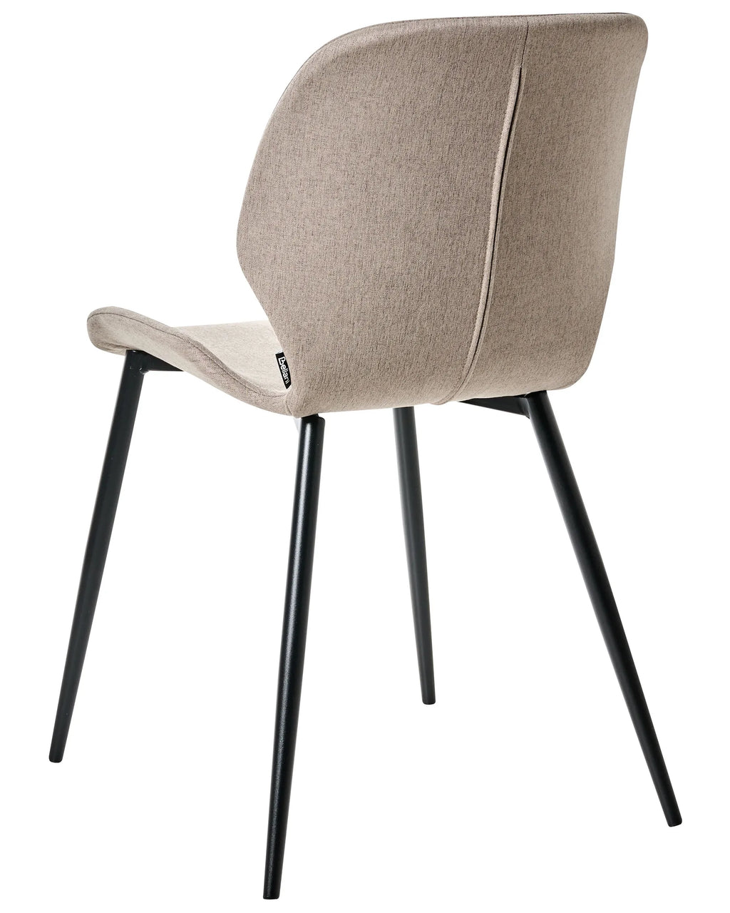 Set of 2 Conference Chairs HOLLAND Fabric Taupe