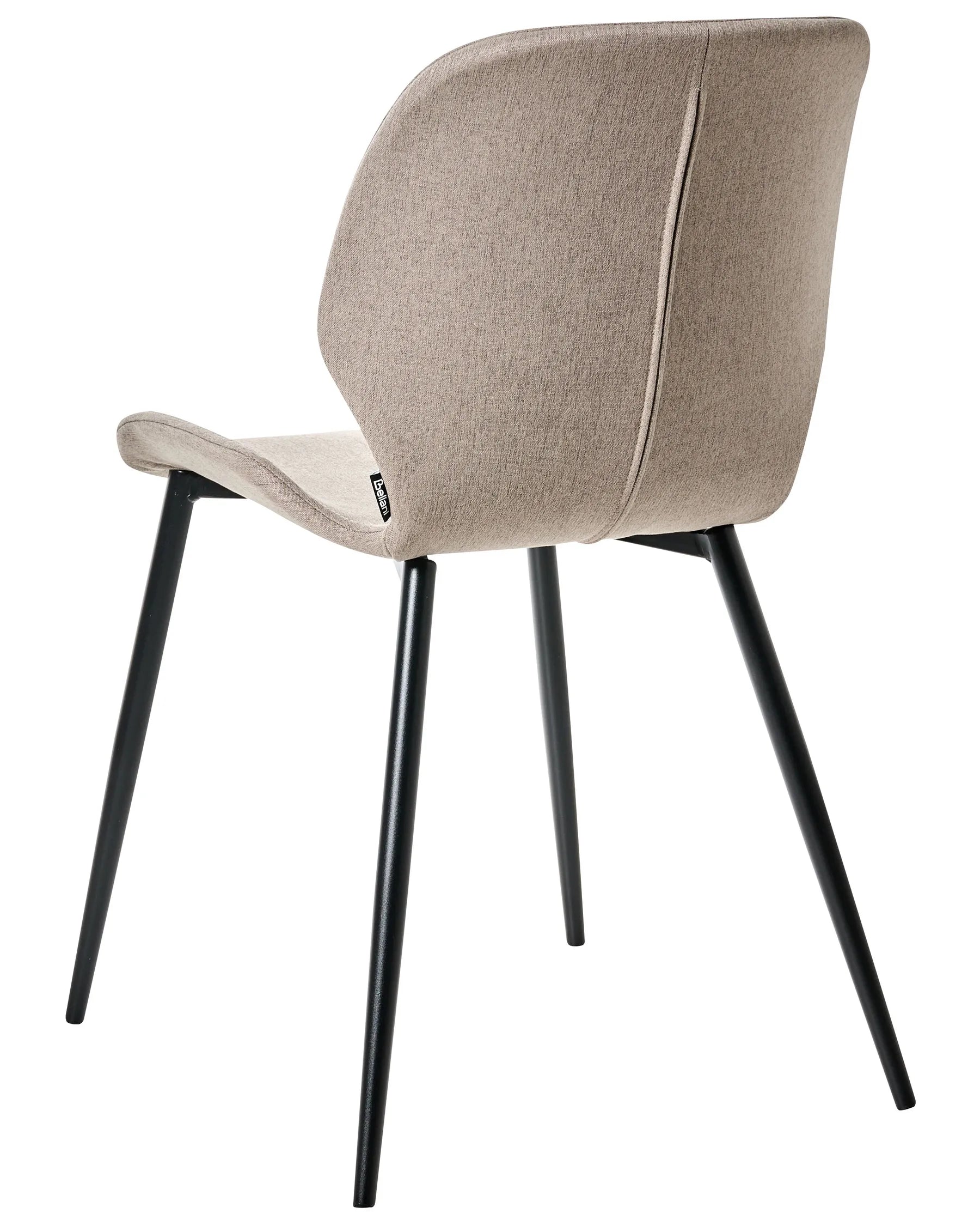 Set of 2 Conference Chairs HOLLAND Fabric Taupe