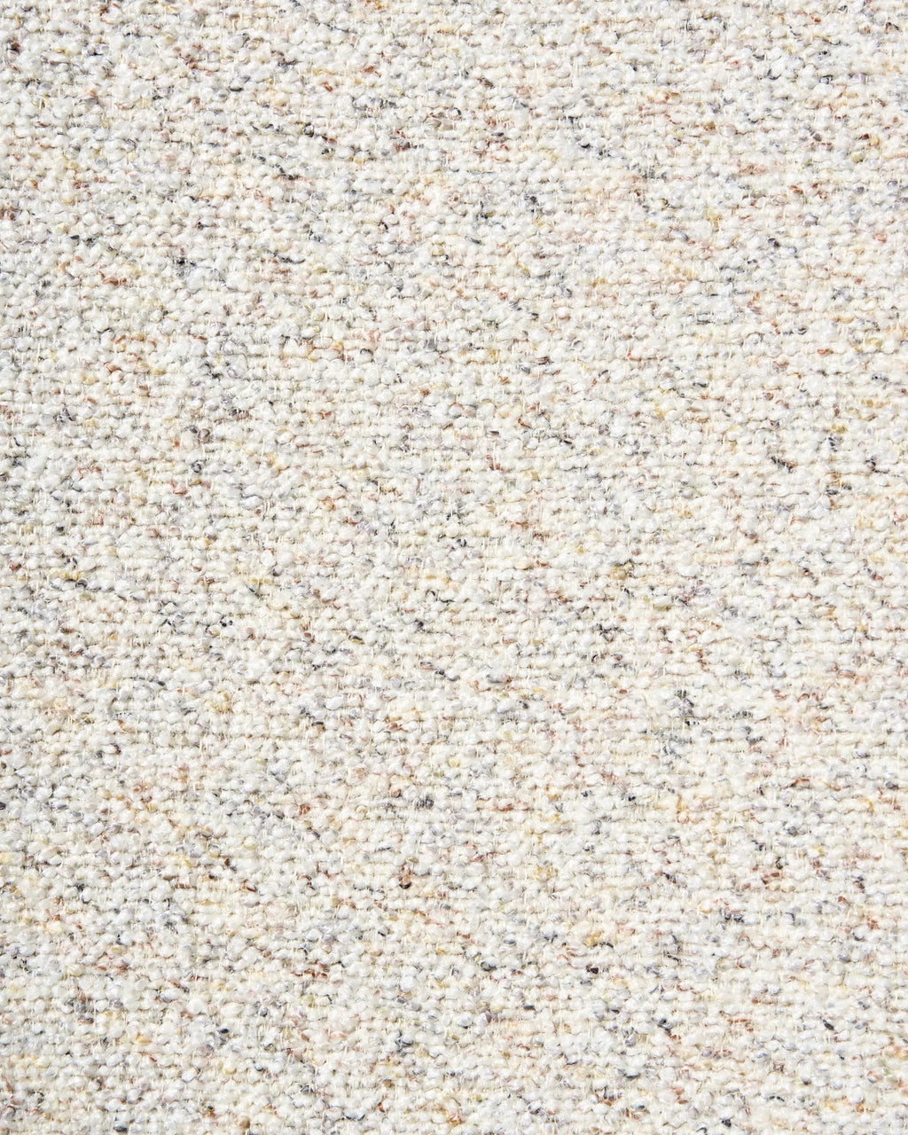 Set of 2 Dining Chairs ZANA Boucle Light Beige