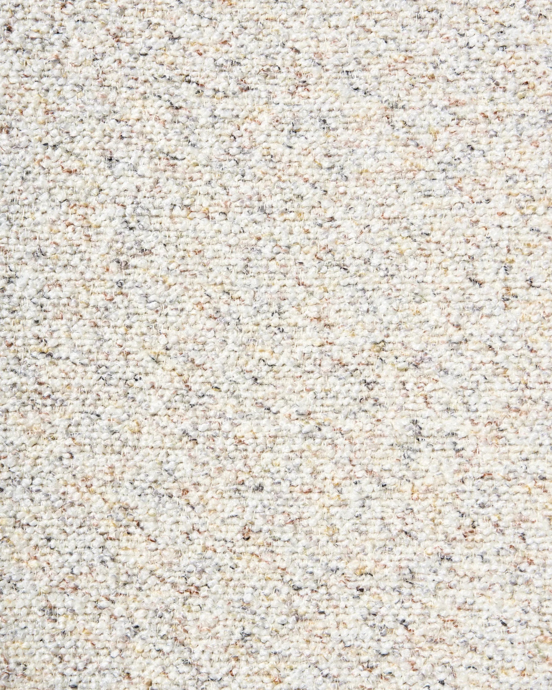 Set of 2 Dining Chairs ZANA Boucle Light Beige