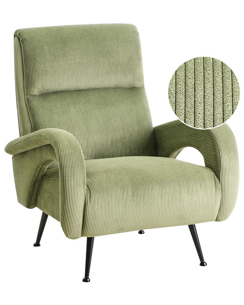 Armchair SVALOV Corduroy Green
