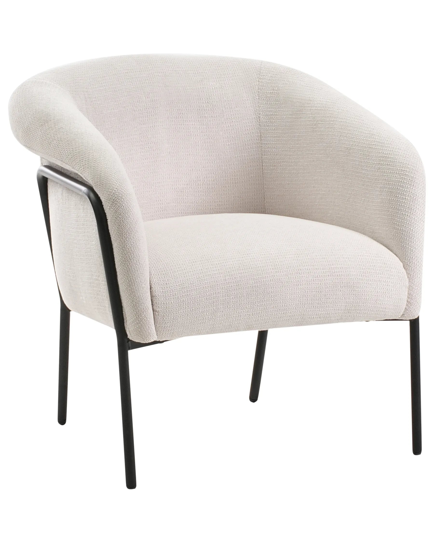 Armchair KROSSEN Fabric Light Beige