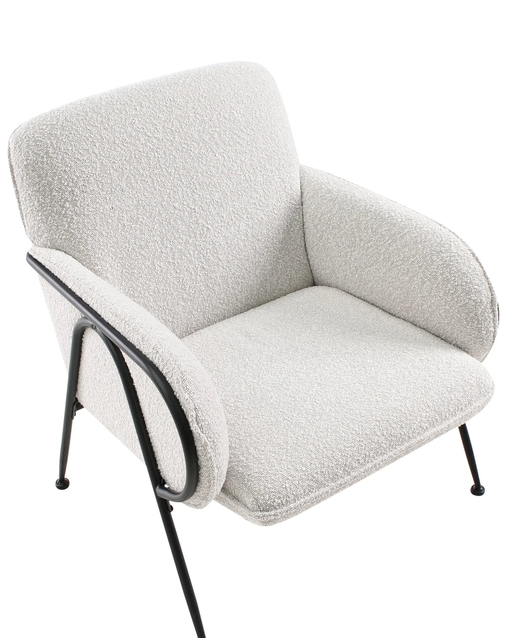 Armchair TRYSNES Fabric Light Beige