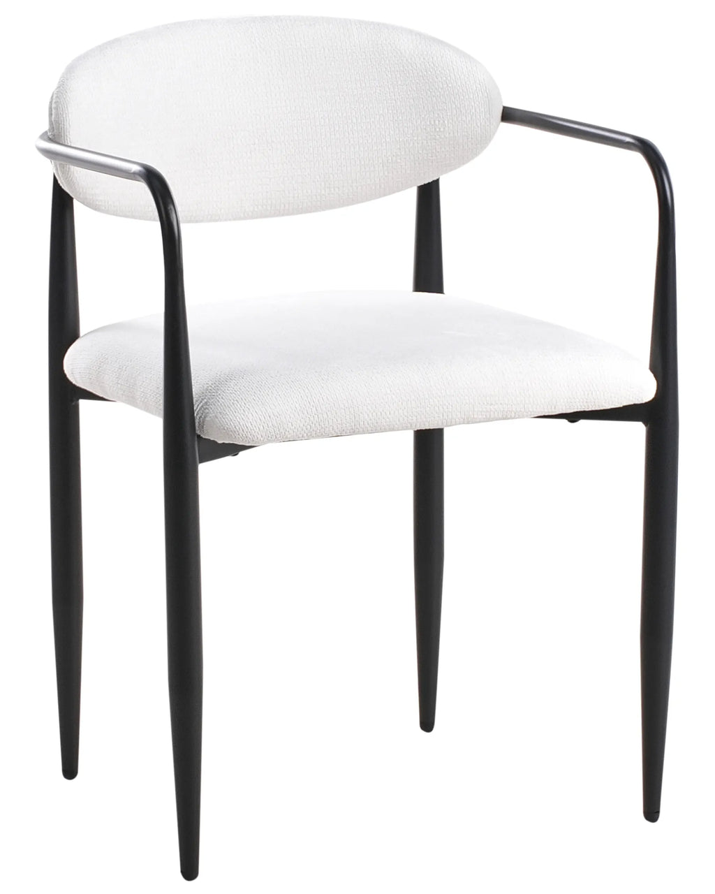 Set of 2 Dining Chairs TANEVIK Fabric Off-White