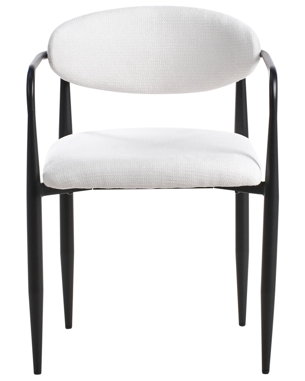 Set of 2 Dining Chairs TANEVIK Fabric Off-White