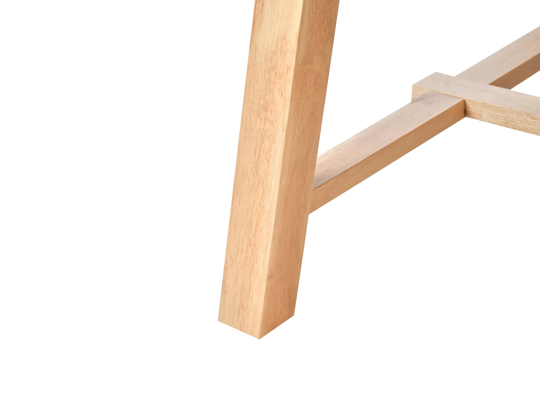 Extending Dining Table BARNES Light Ash Wood 160/200 cm 90 cm