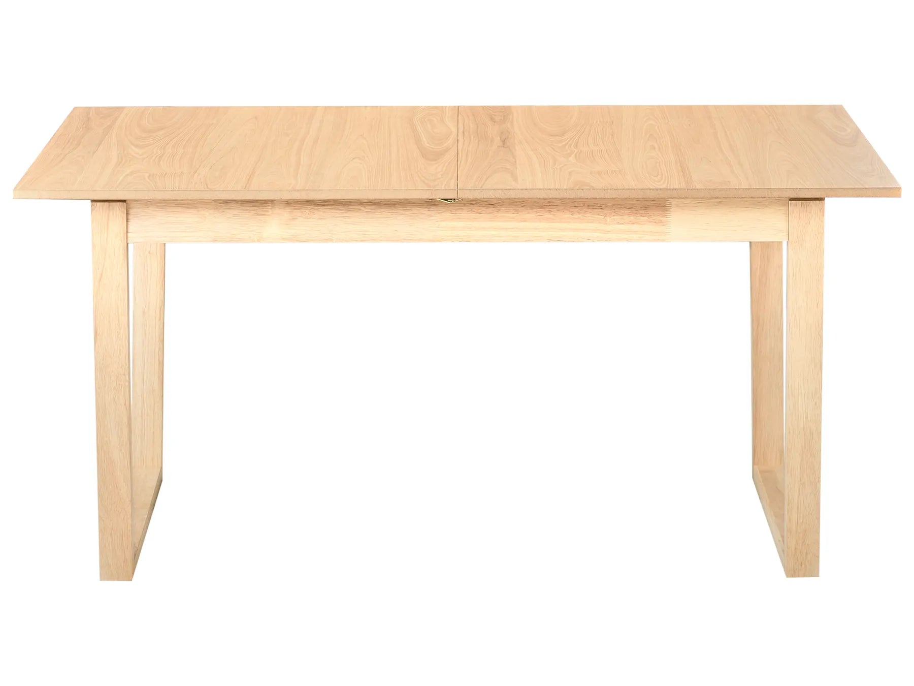 Extending Dining Table CAMDEN Light Ash Wood 160/200 cm 95 cm