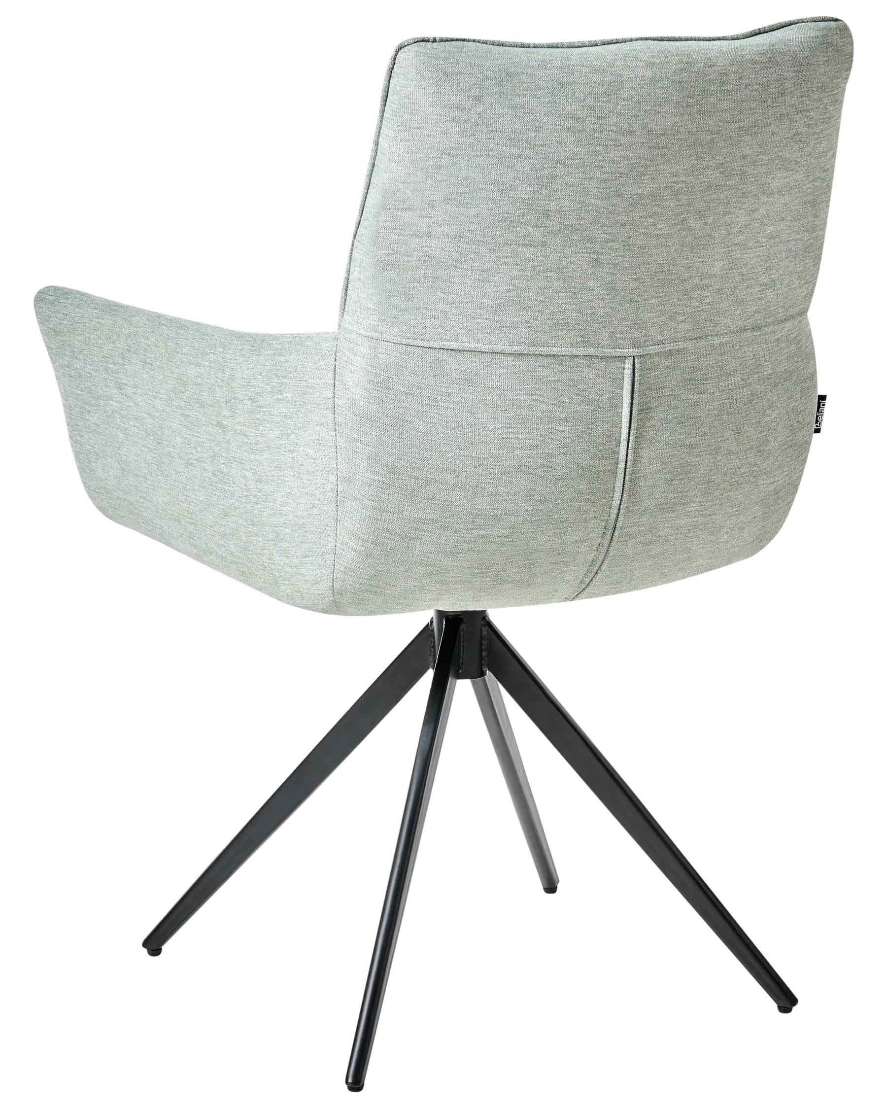 Dining Chair Swivel CORBIE Fabric Mint Green