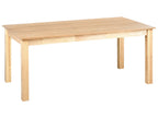 Extending Dining Table MADURA Light Ash Wood 180/280 cm 100 cm