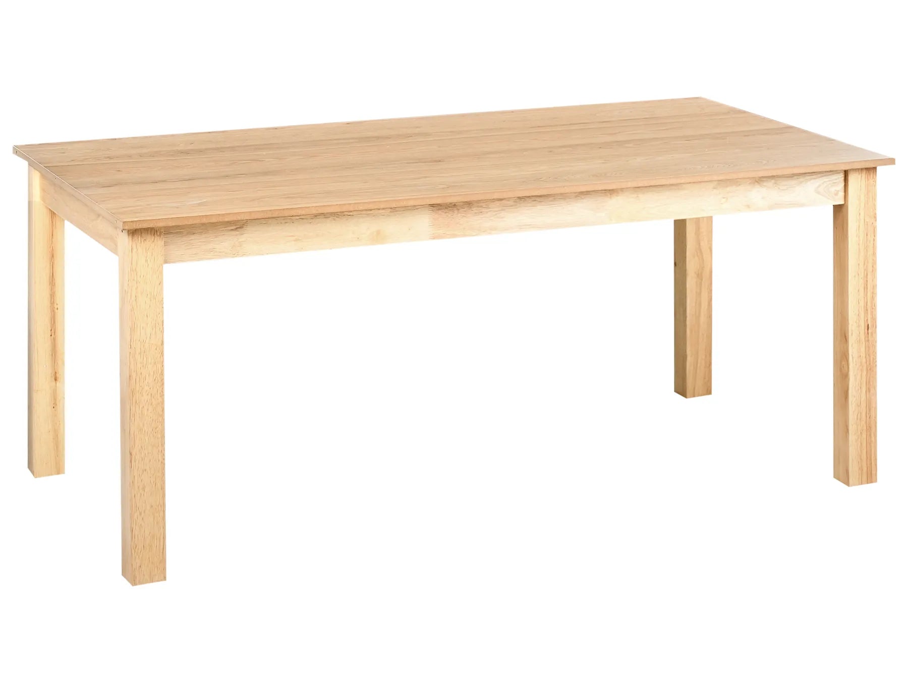Extending Dining Table MADURA Light Ash Wood 180/280 cm 100 cm