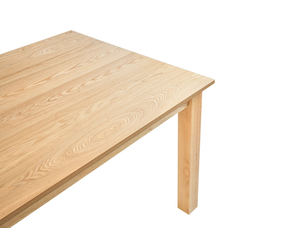 Extending Dining Table MADURA Light Ash Wood 180/280 cm 100 cm